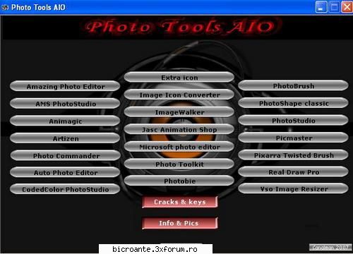 programe foarte pentru imagini de calitate. photo tools aio